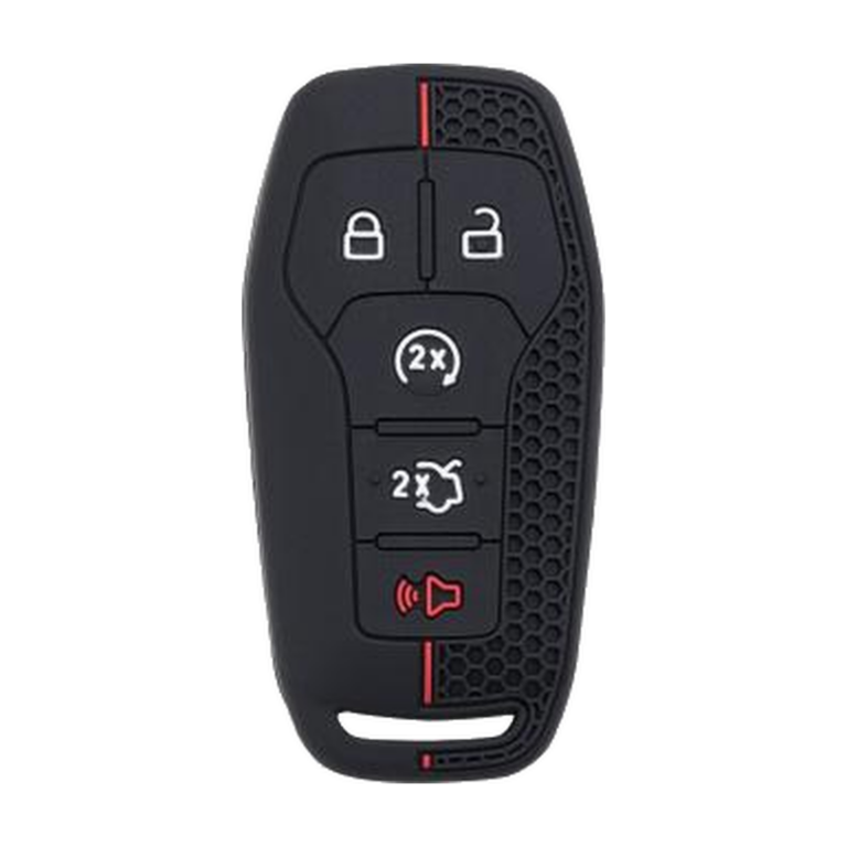 Silikon-Schlüsselhülle von Silca CVFO5B04, geeignet für Ford, 5 Tasten – Produktfoto