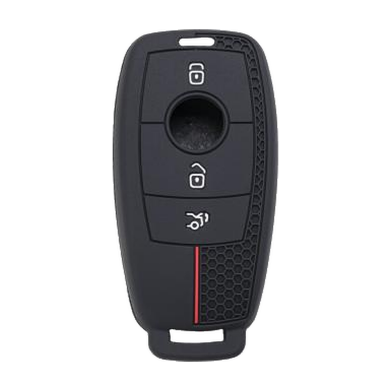 Silikon-Schlüsselhülle von Silca CVMB3B03, geeignet für Mercedes, 3 Tasten – Produktfoto