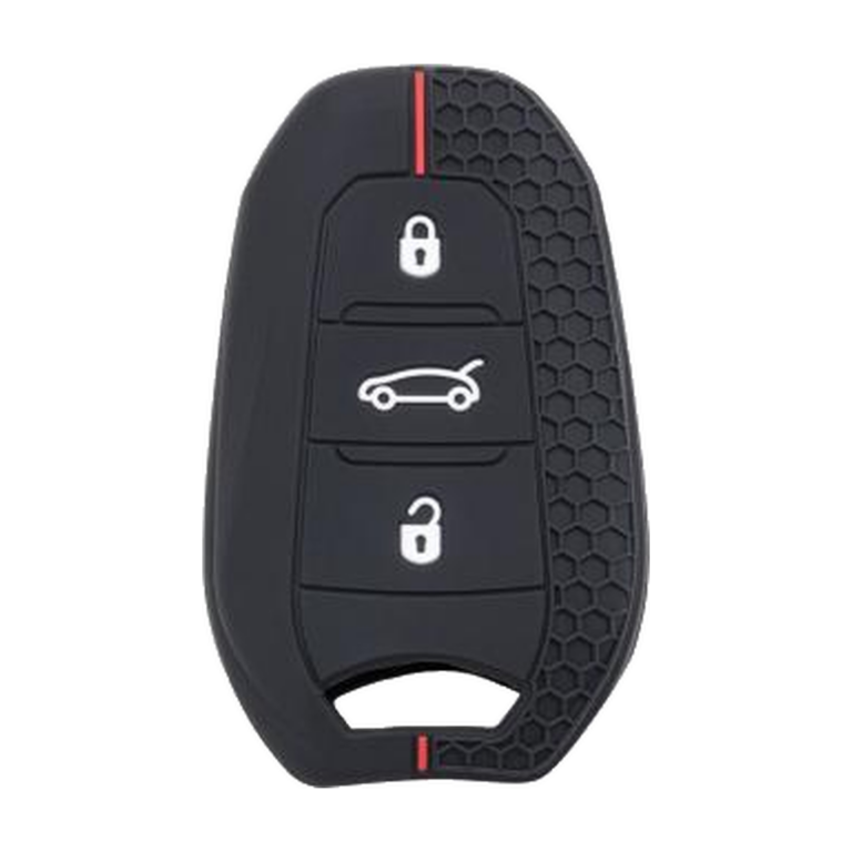 Silikon-Schlüsselhülle von Silca CVPE3B01, geeignet für Citroën / Peugeot, 3 Tasten – Produktfoto