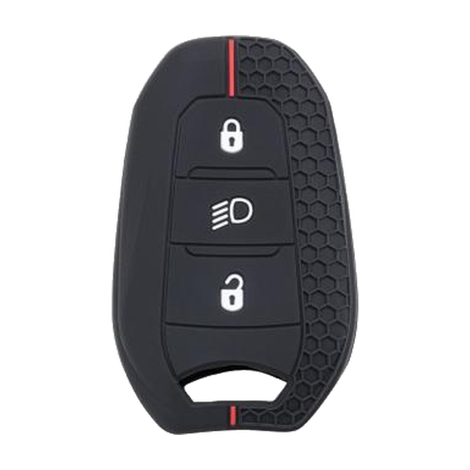 Silikon-Schlüsselhülle von Silca CVPE3B02, geeignet für Citroën / Peugeot, 3 Tasten – Produktfoto