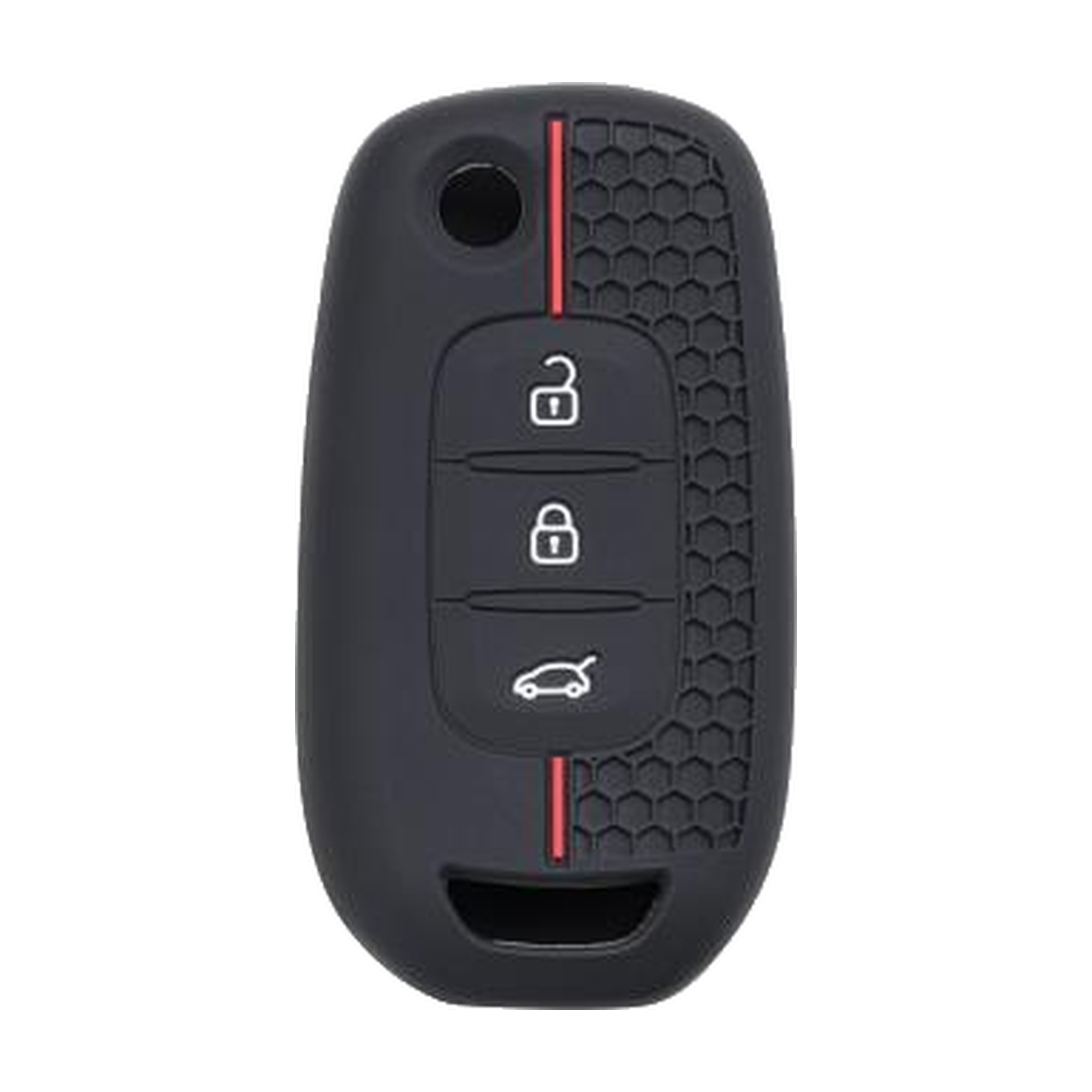 Silikon-Schlüsselhülle von Silca CVRN3B04, geeignet für Renault, 3 Tasten – Produktfoto