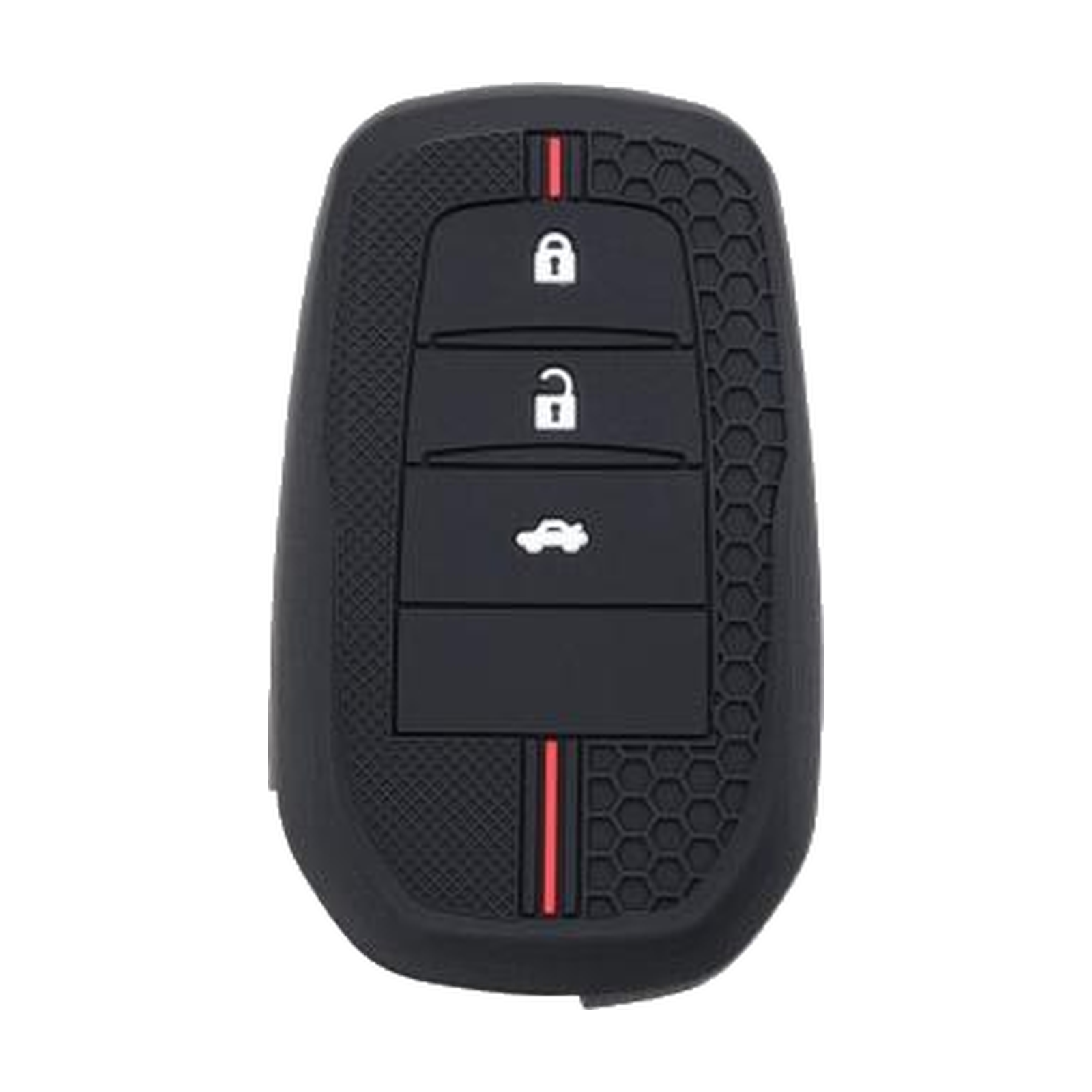 Silikon-Schlüsselhülle von Silca CVTO3B10, geeignet für Toyota, 3 Tasten – Produktfoto