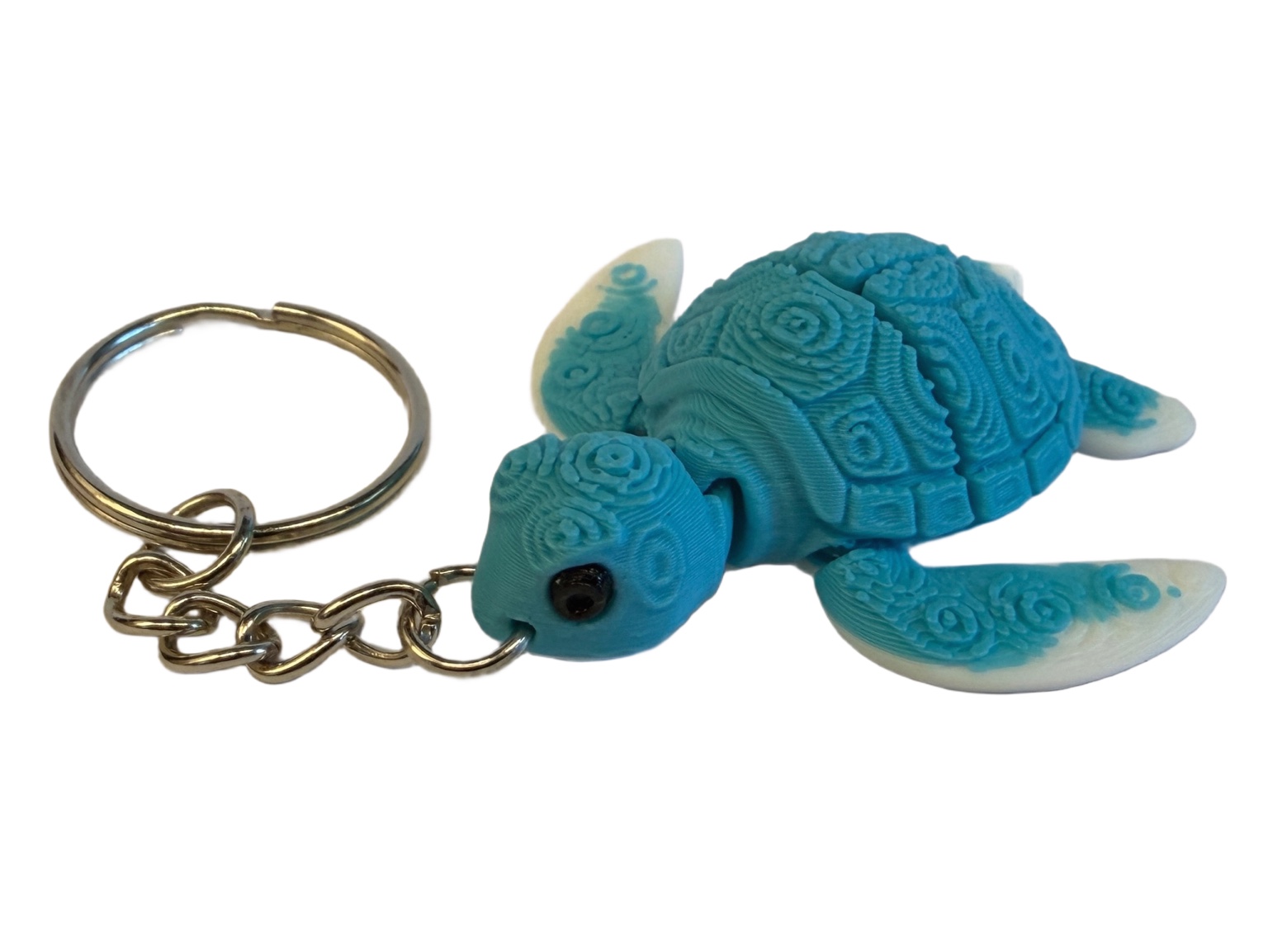 3D-Schlüsselanhänger Wasserschildkröte – Originalproduktfoto, Made in Germany