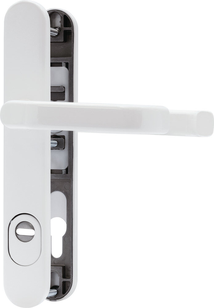 ABUS SRG92N ZS weiss Drücker/Drücker - Schmalrahmenbeschlag