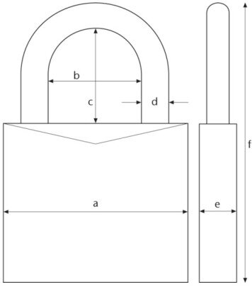 ABUS Vorhangschloss 75IB/30 Marine – Produktdetail