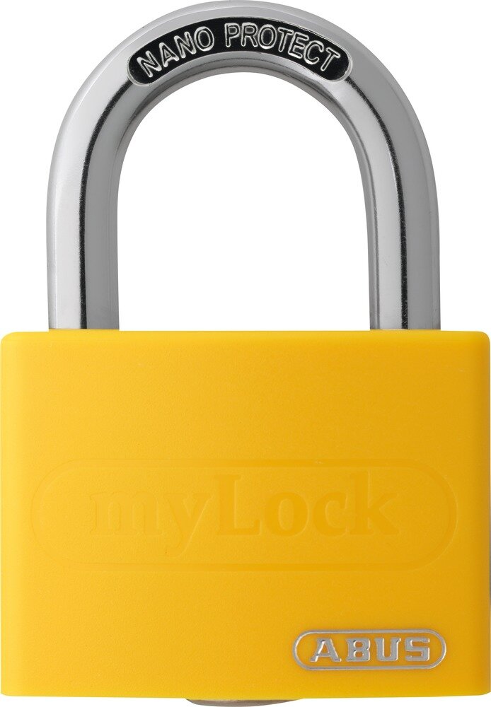 ABUS Vorhangschloss T65AL myLock gelb