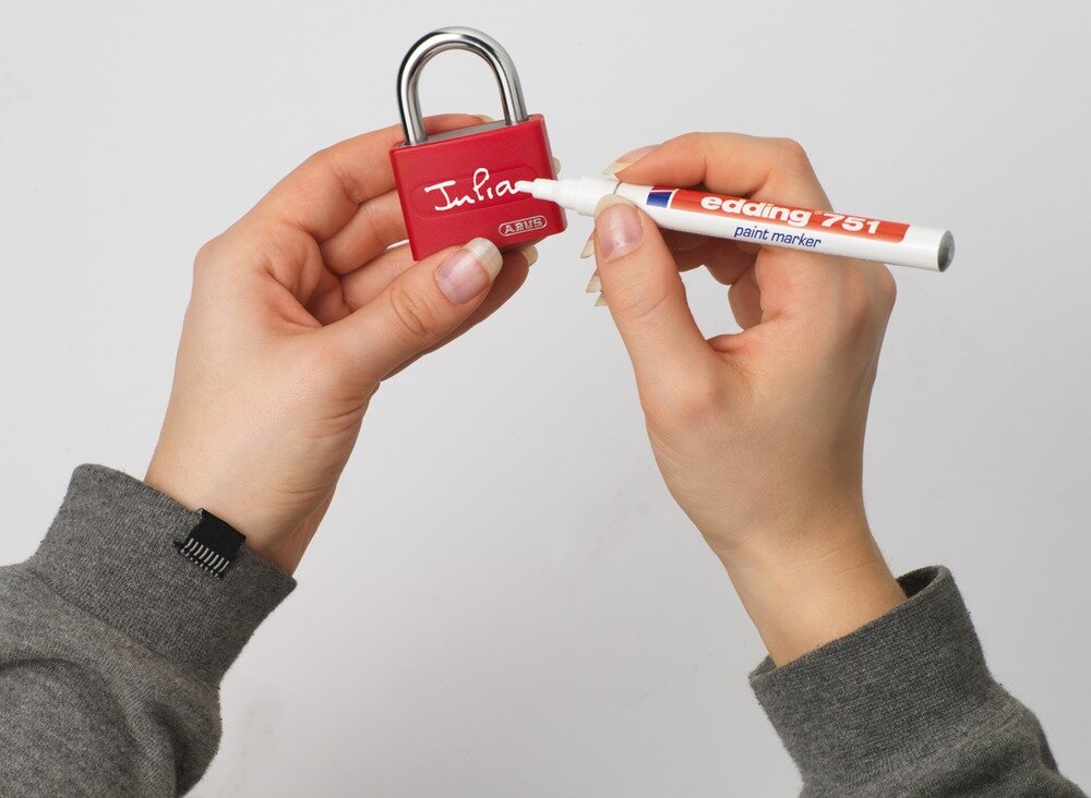 ABUS Vorhangschloss T65AL myLock gelb – Produktdetail
