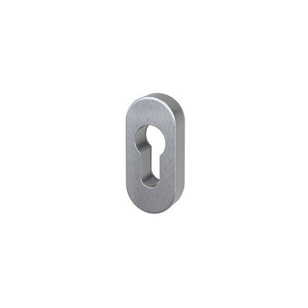 BASI SR 4100 PZ Schmalrahmen-Schutzrosette Edelstahl, 9 mm