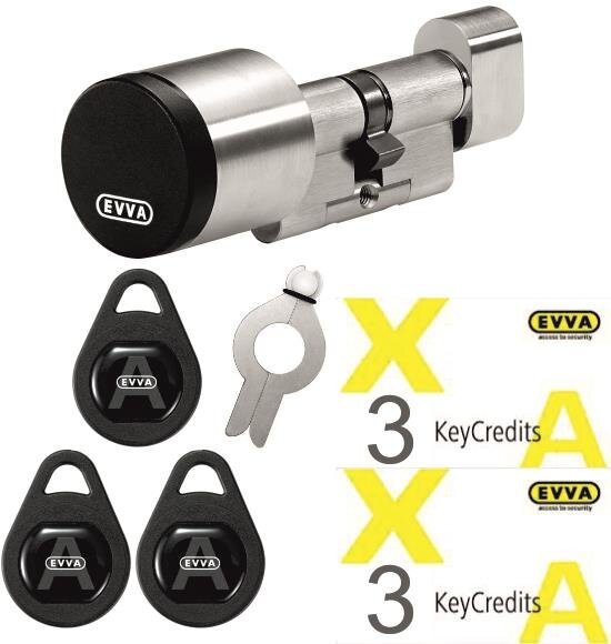EVVA AirKey Starter-Set Knaufzylinder einseitig kontrolliert