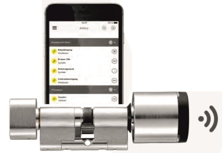 EVVA AirKey Starter-Set Knaufzylinder einseitig kontrolliert – Produktdetail