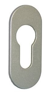 Kleberosette oval 2mm- PZ gelocht in F1 selbstklebend