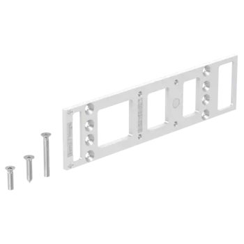 Montageplatte 430 G-U BKS, silber