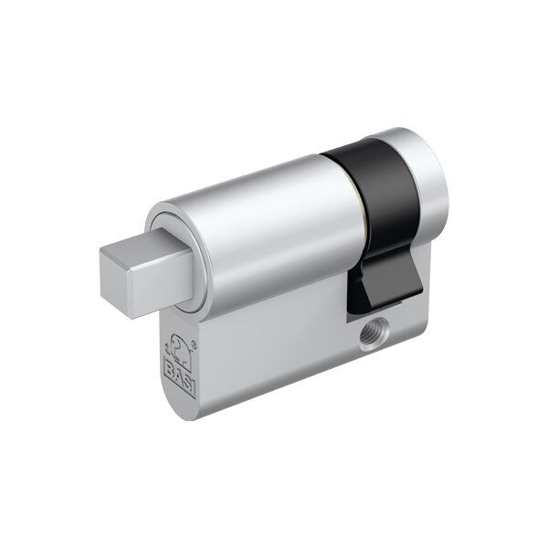Profil-Halbzylinder mit Vierkant, 10/30 mm, Vierkant 8 mm außenliegend – Beispielabbildung