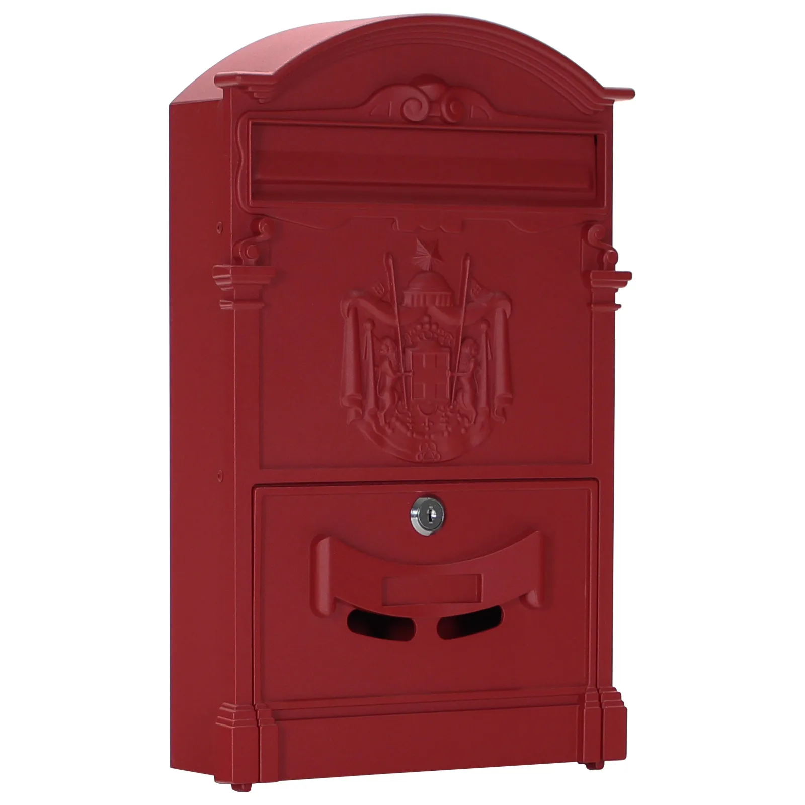 Rottner Briefkasten Ashford rot – Ansicht 1