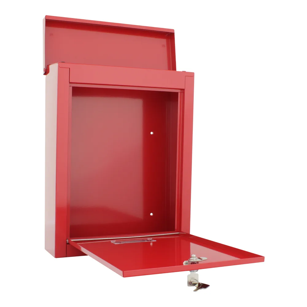 Rottner Briefkasten Brighton rot – Ansicht 2