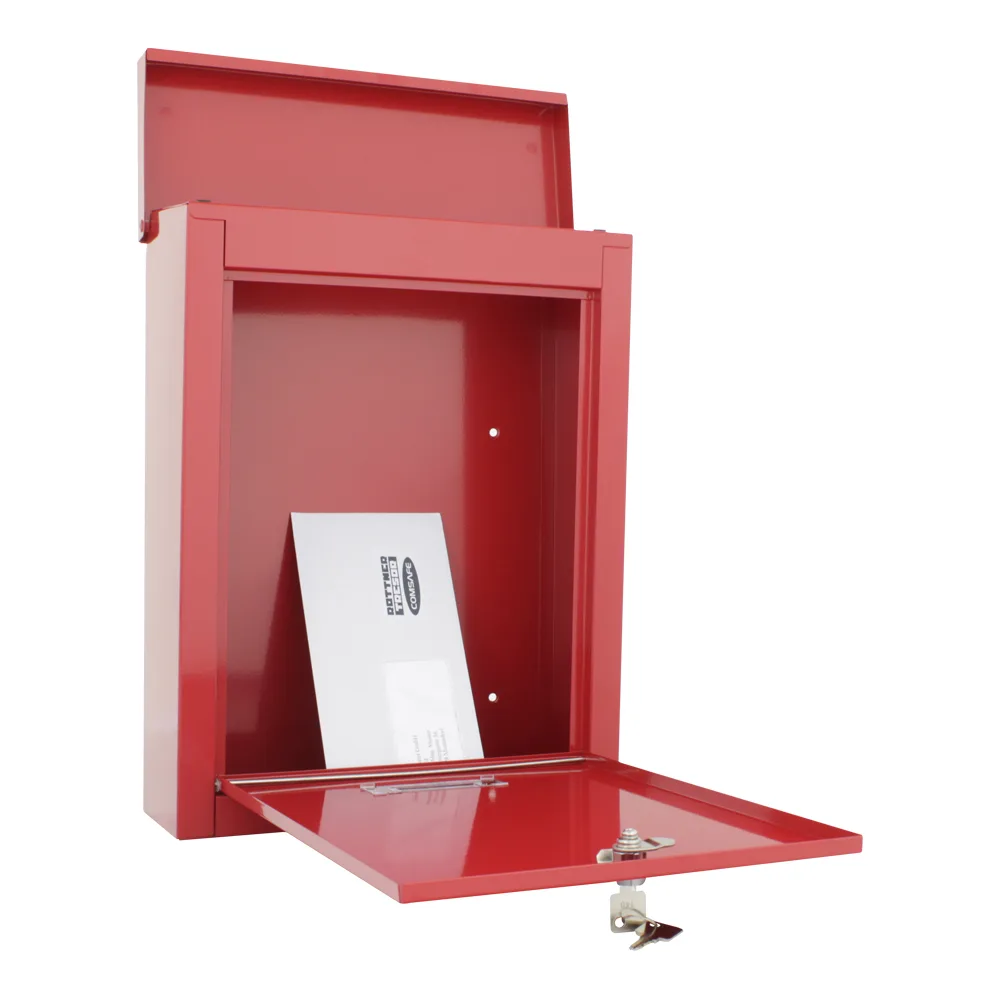 Rottner Briefkasten Brighton rot – Ansicht 3