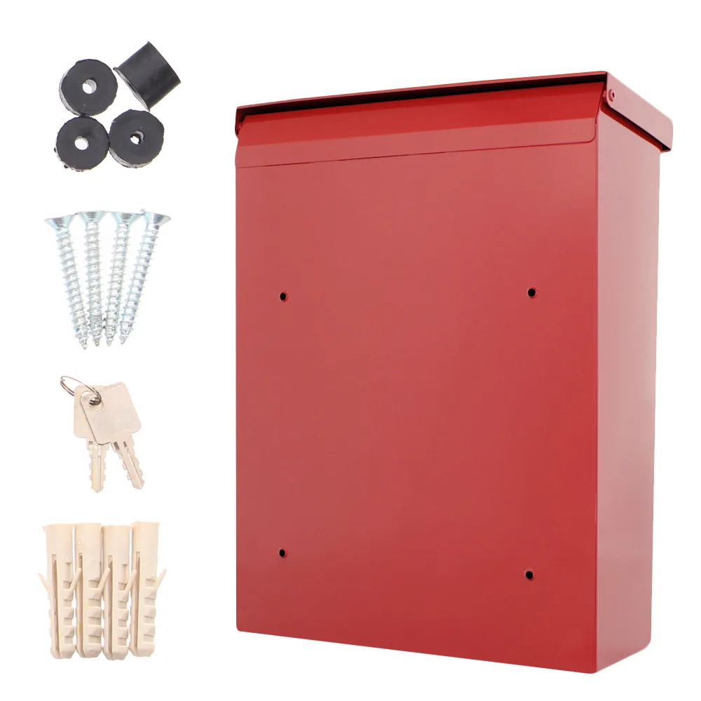 Rottner Briefkasten Brighton rot – Ansicht 5