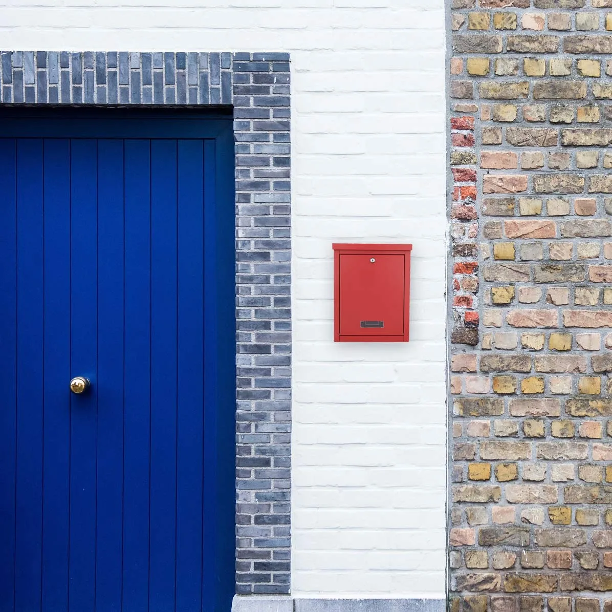 Rottner Briefkasten Brighton rot – Ansicht 6