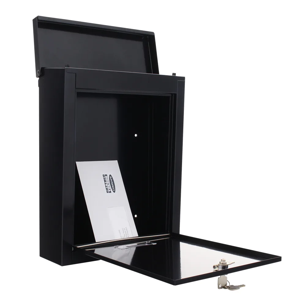 Rottner Briefkasten Brighton schwarz – Ansicht 3