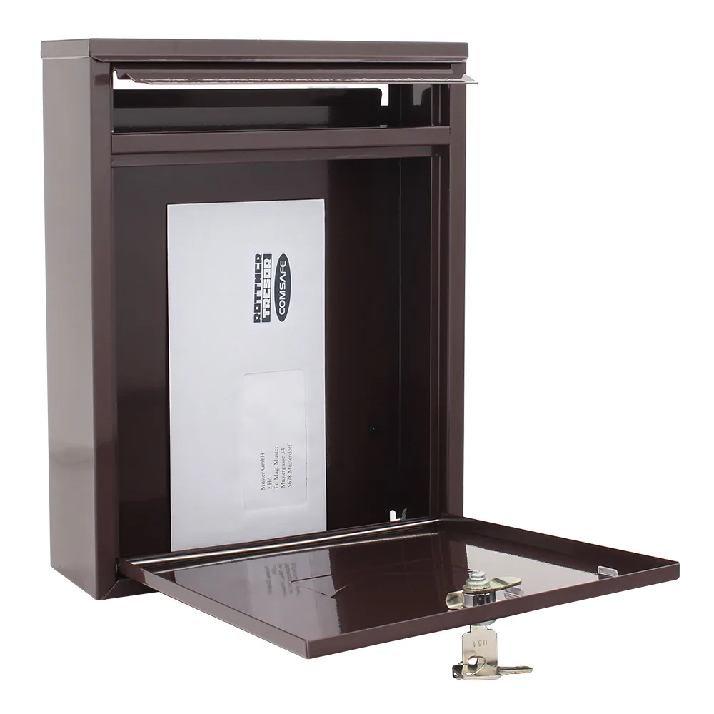 Rottner Briefkasten Como braun – Ansicht 3