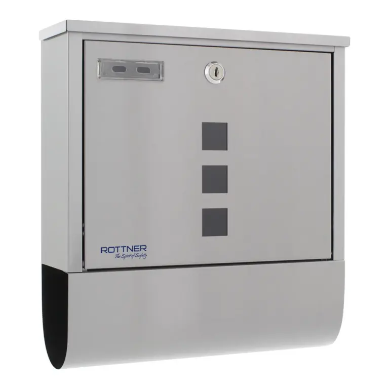 Rottner Briefkasten Costa Inox – Ansicht 1