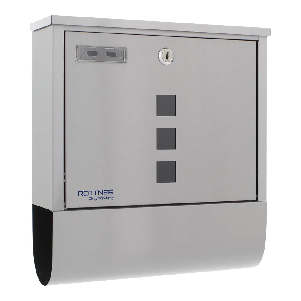 Rottner Briefkasten Costa Inox – Ansicht 1