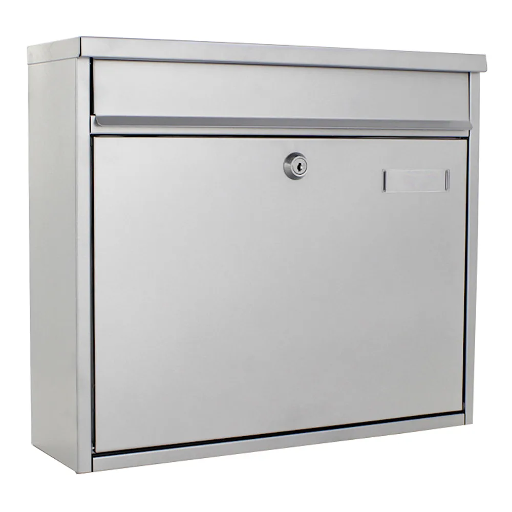 Rottner Briefkasten Hochhaus II silber – Ansicht 1