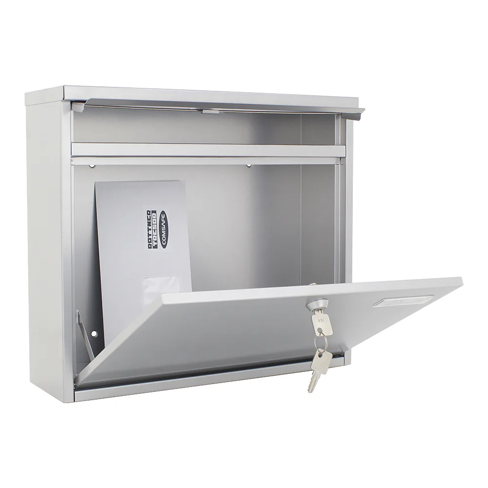 Rottner Briefkasten Hochhaus II silber – Ansicht 3