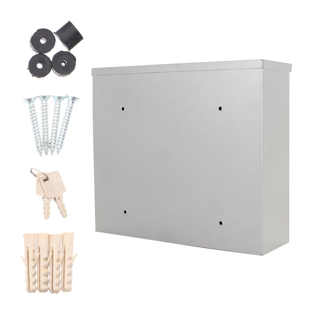 Rottner Briefkasten Hochhaus II silber – Ansicht 5