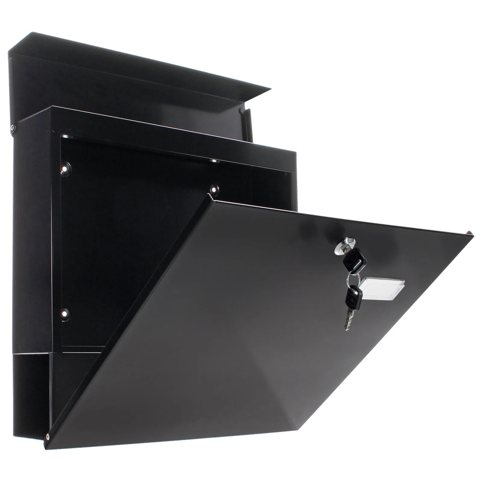 Rottner Briefkasten Kensington schwarz – Ansicht 2