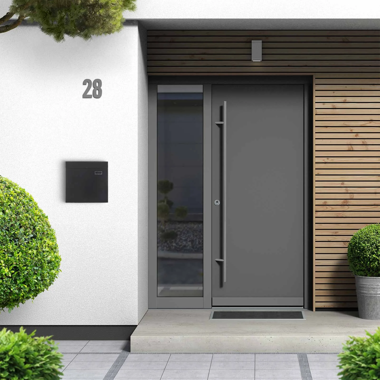 Rottner Briefkasten Kensington schwarz – Ansicht 5