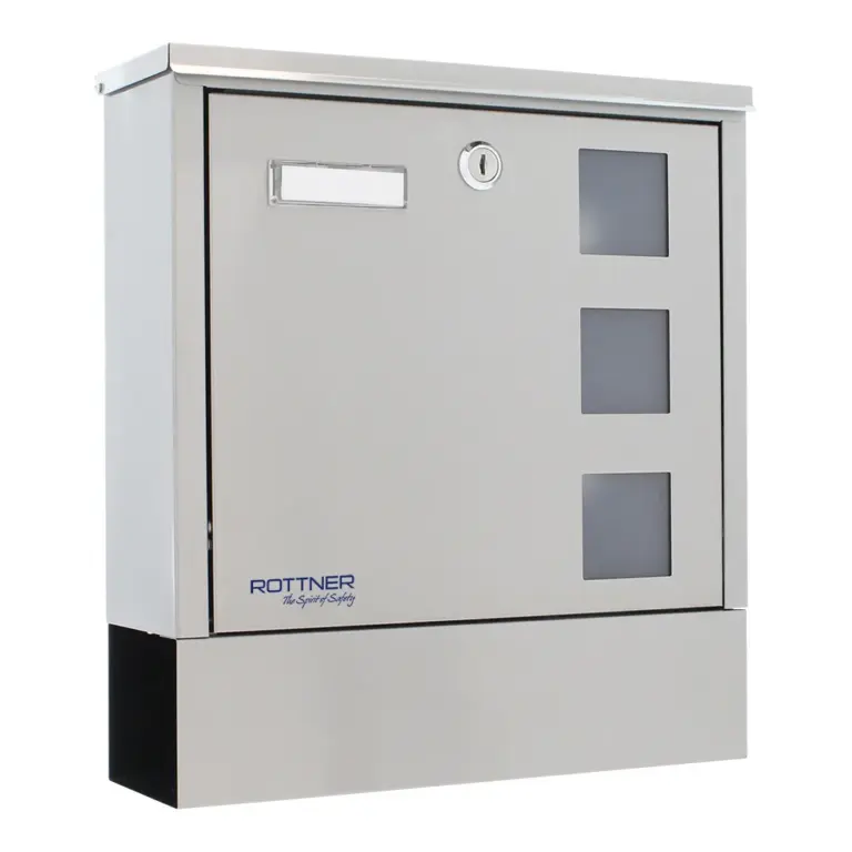 Rottner Briefkasten Lago Inox – Ansicht 1