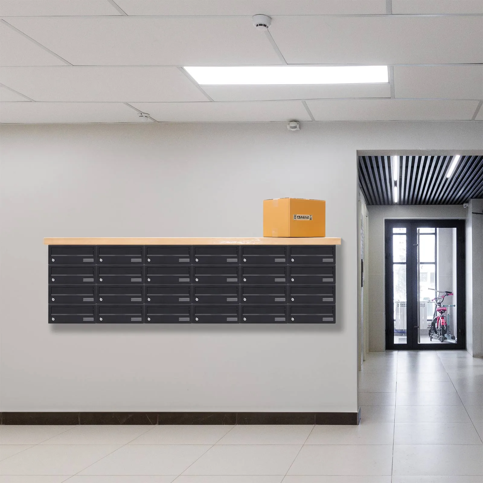 Rottner Briefkasten Modul ELM MZ BLACK – Ansicht 5