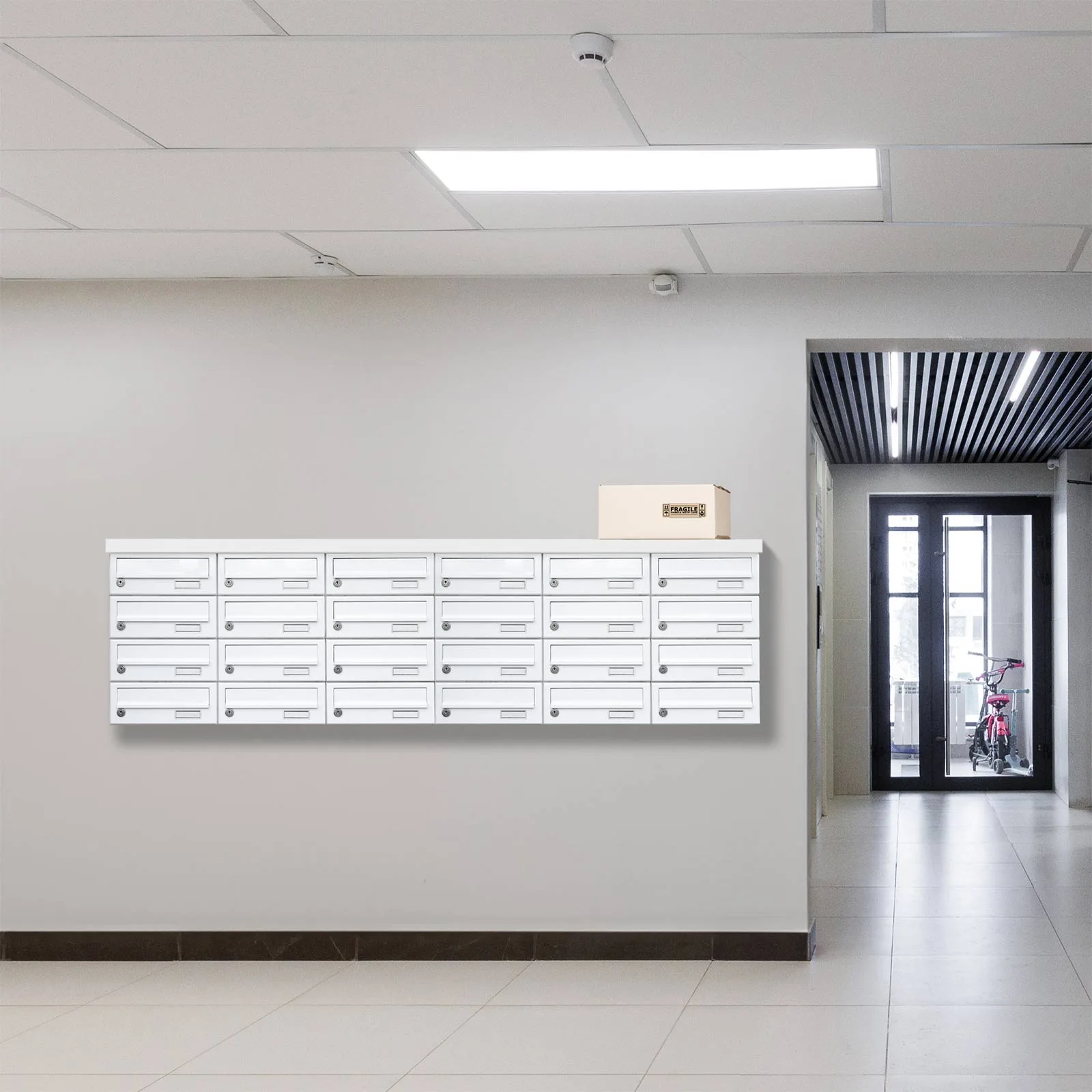 Rottner Briefkasten Modul ELM MZ weiß – Ansicht 5