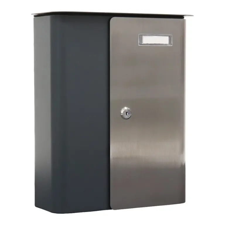 Rottner Briefkasten Splashy anthrazit Edelstahl – Ansicht 2