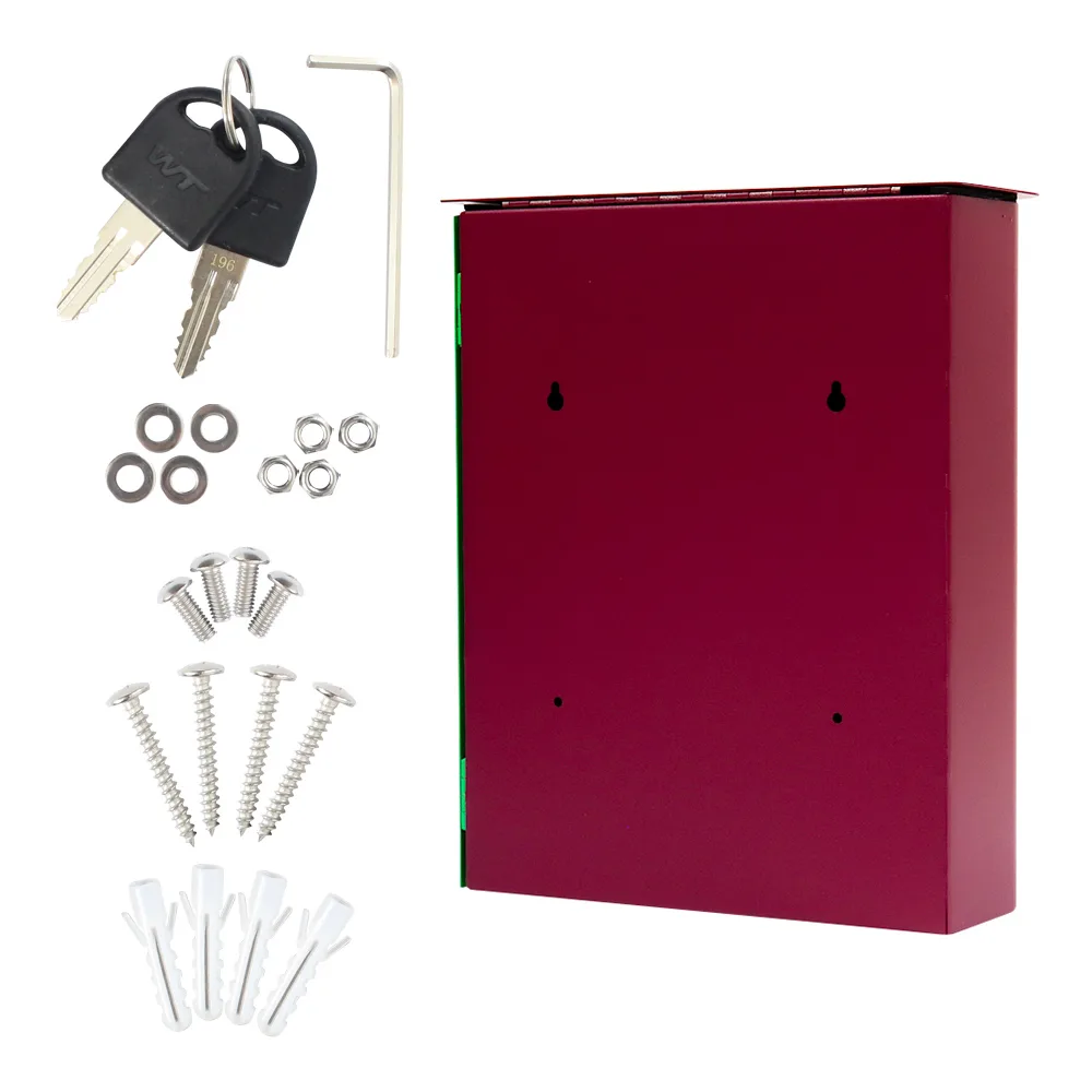 Rottner Briefkasten Splashy berry neongrün – Ansicht 6