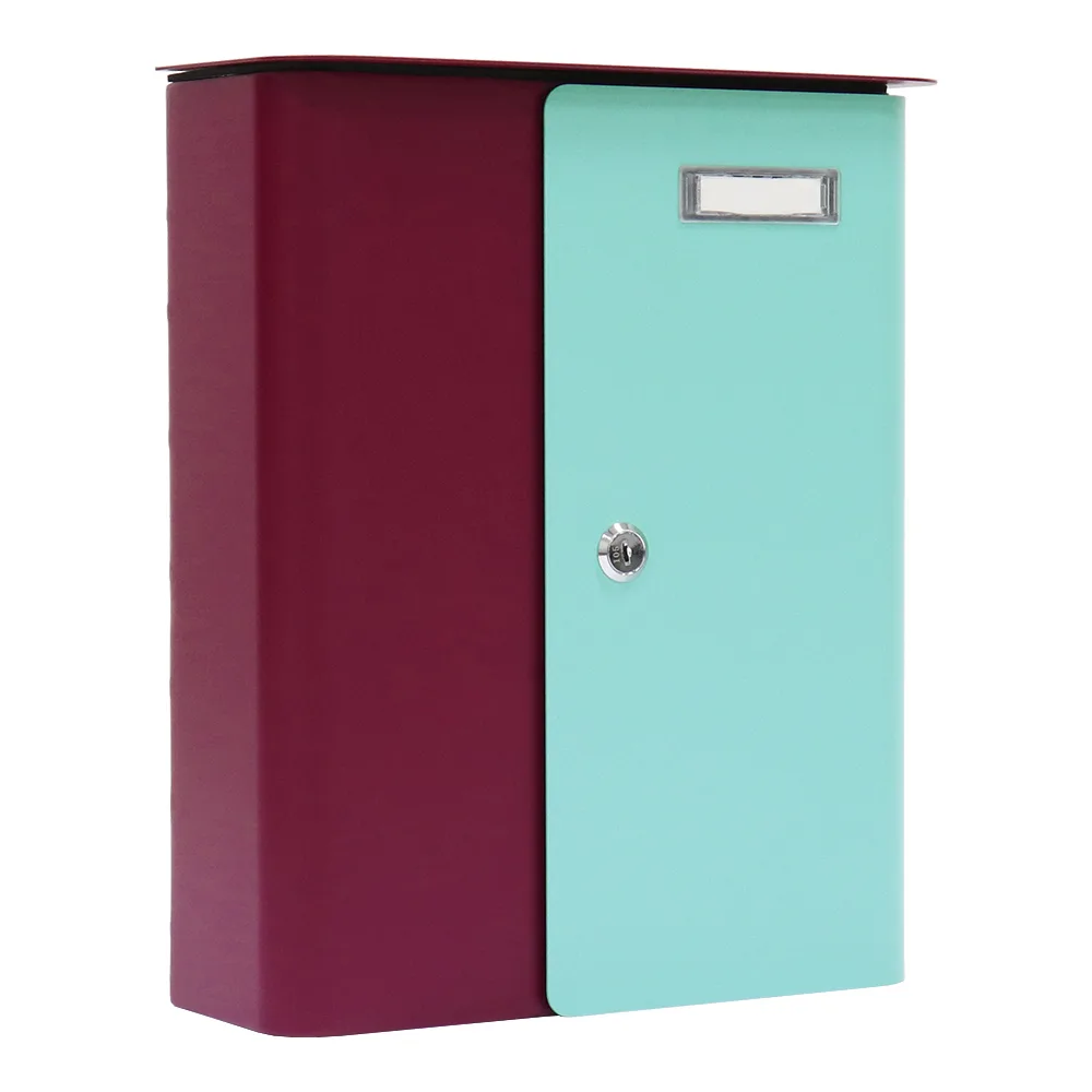 Rottner Briefkasten Splashy berry türkis – Ansicht 1