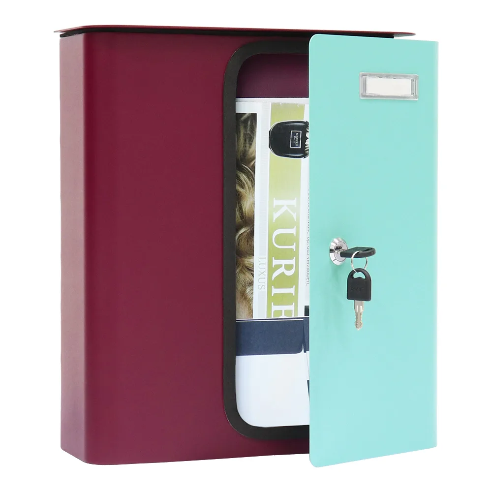 Rottner Briefkasten Splashy berry türkis – Ansicht 2