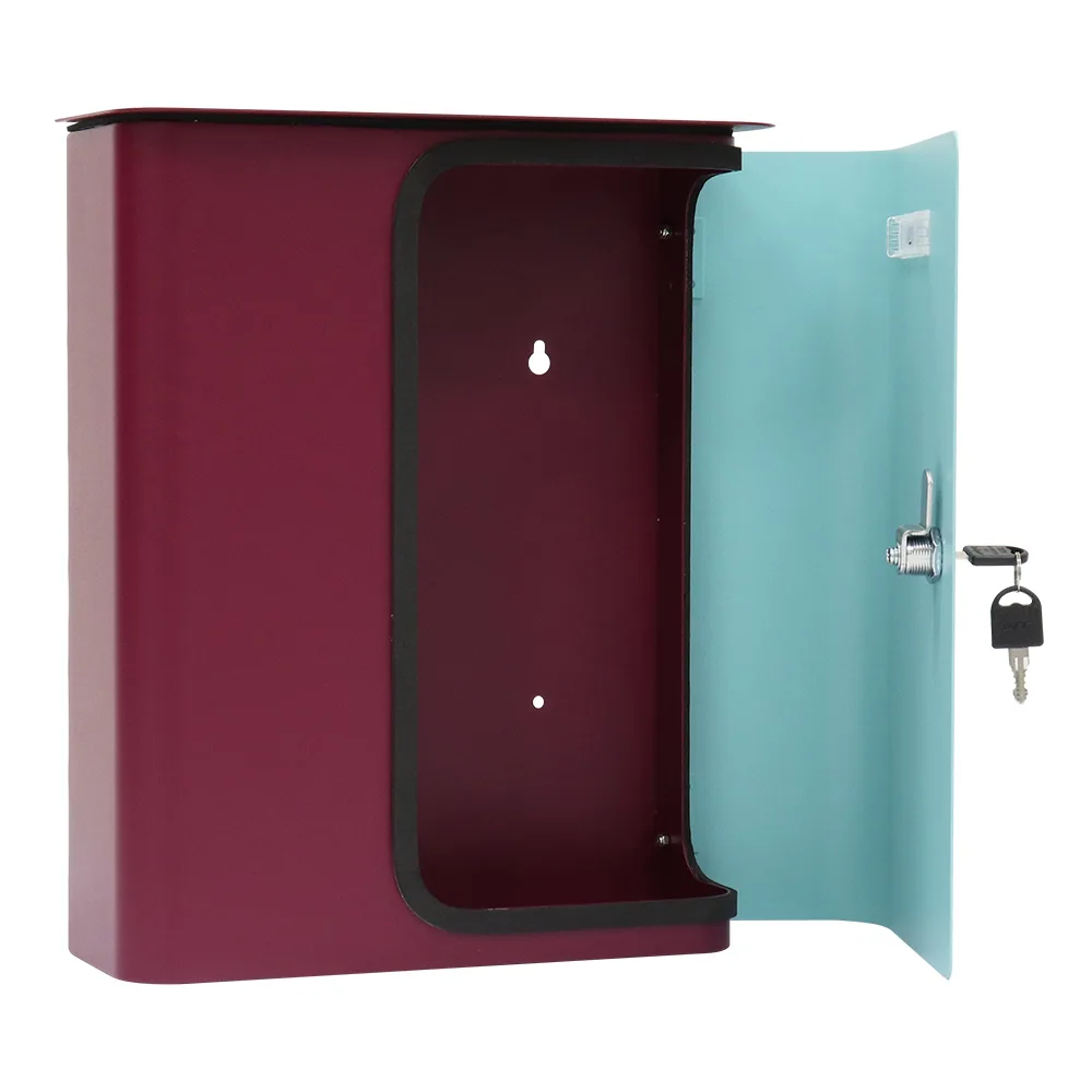 Rottner Briefkasten Splashy berry türkis – Ansicht 4
