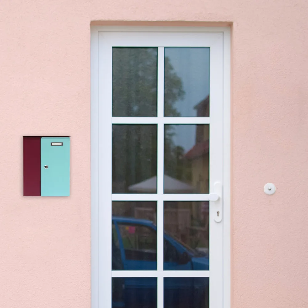 Rottner Briefkasten Splashy berry türkis – Ansicht 7