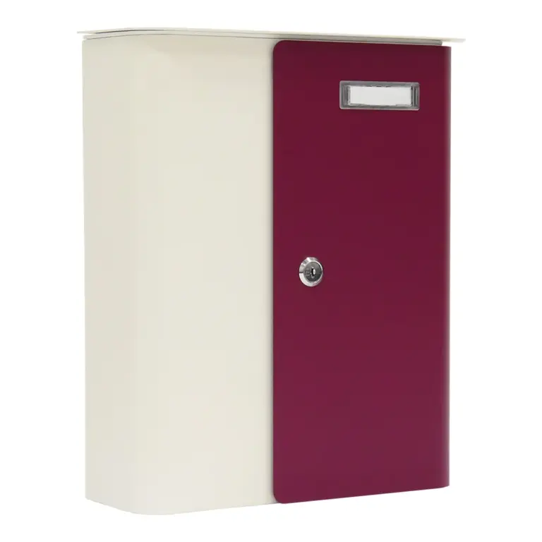 Rottner Briefkasten Splashy weiß berry – Ansicht 1