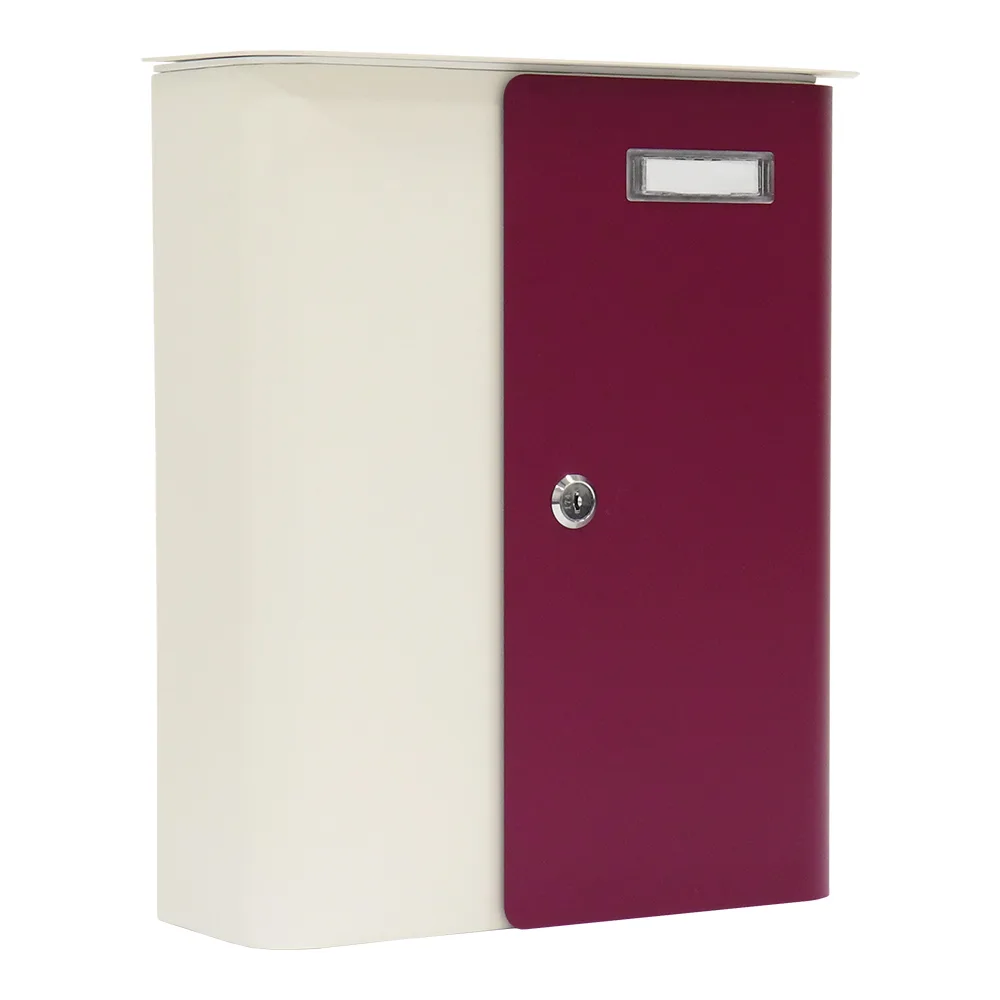 Rottner Briefkasten Splashy weiß berry – Ansicht 1