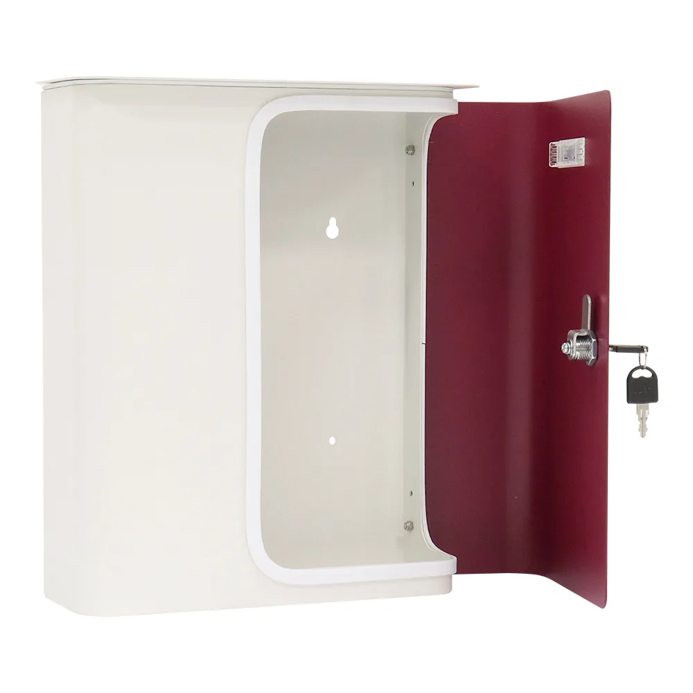 Rottner Briefkasten Splashy weiß berry – Ansicht 4