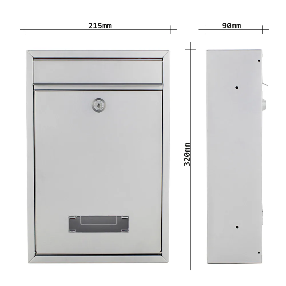 Rottner Briefkasten Tarvis silber – Ansicht 4