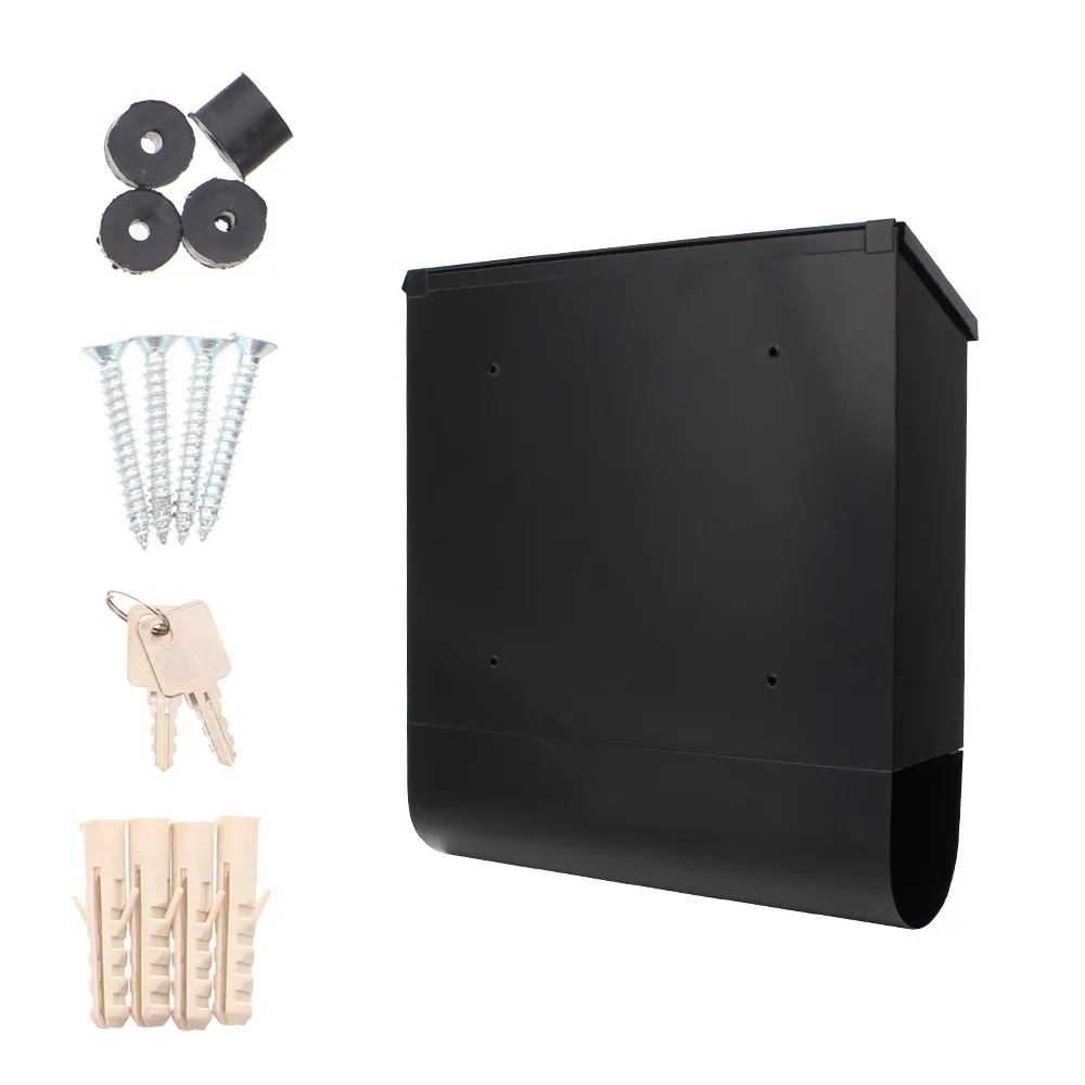 Rottner Briefkasten Villa Spezial Set schwarzgrau – Ansicht 5