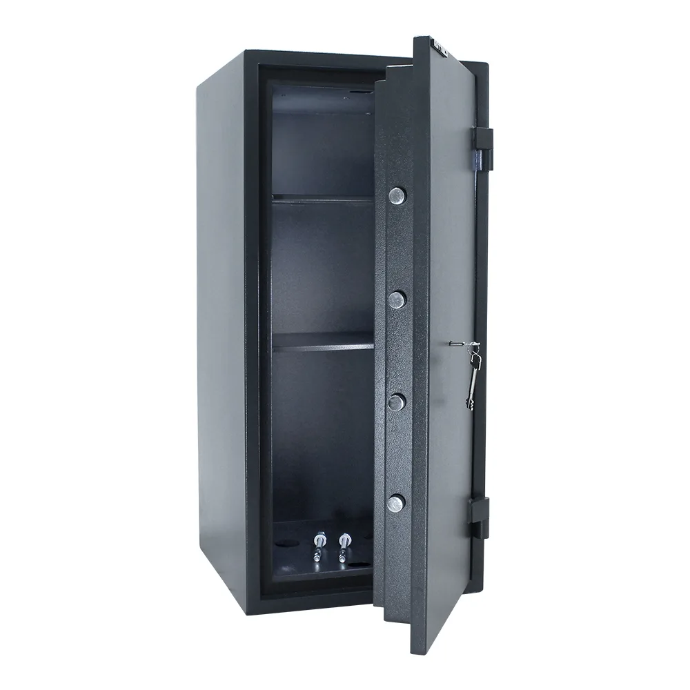 Rottner Dokumententresor EN1 Fire Hero 100 Doppelbartschloss anthrazit – Ansicht 2