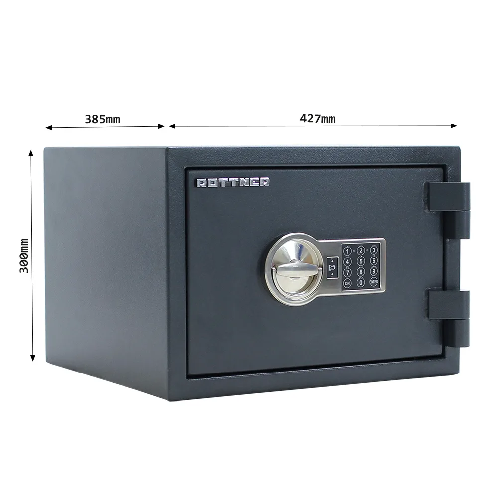 Rottner Dokumententresor EN1 Fire Hero 30 Elektronikschloss anthrazit – Ansicht 4