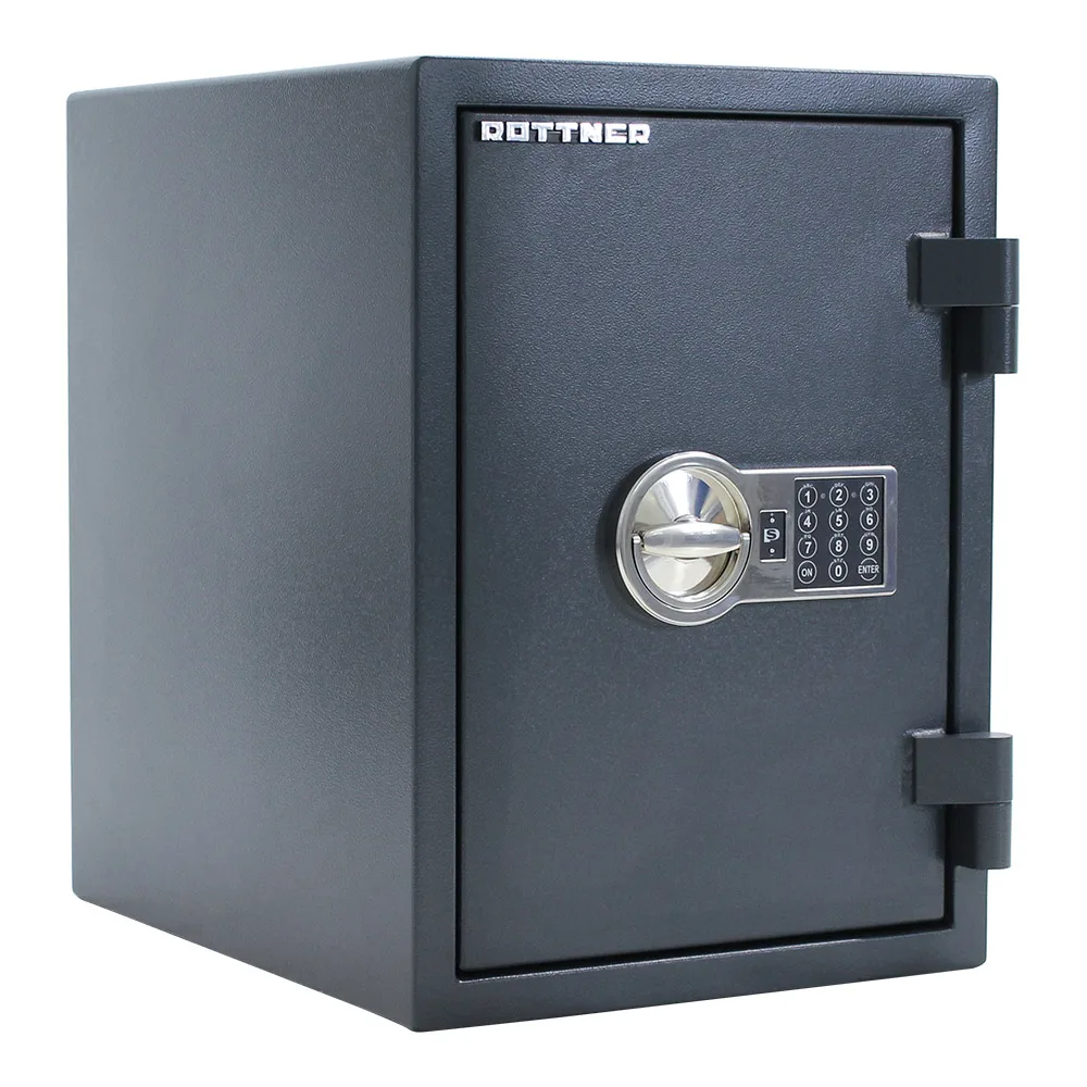 Rottner Dokumententresor EN1 Fire Hero 50 Elektronikschloss anthrazit – Ansicht 1
