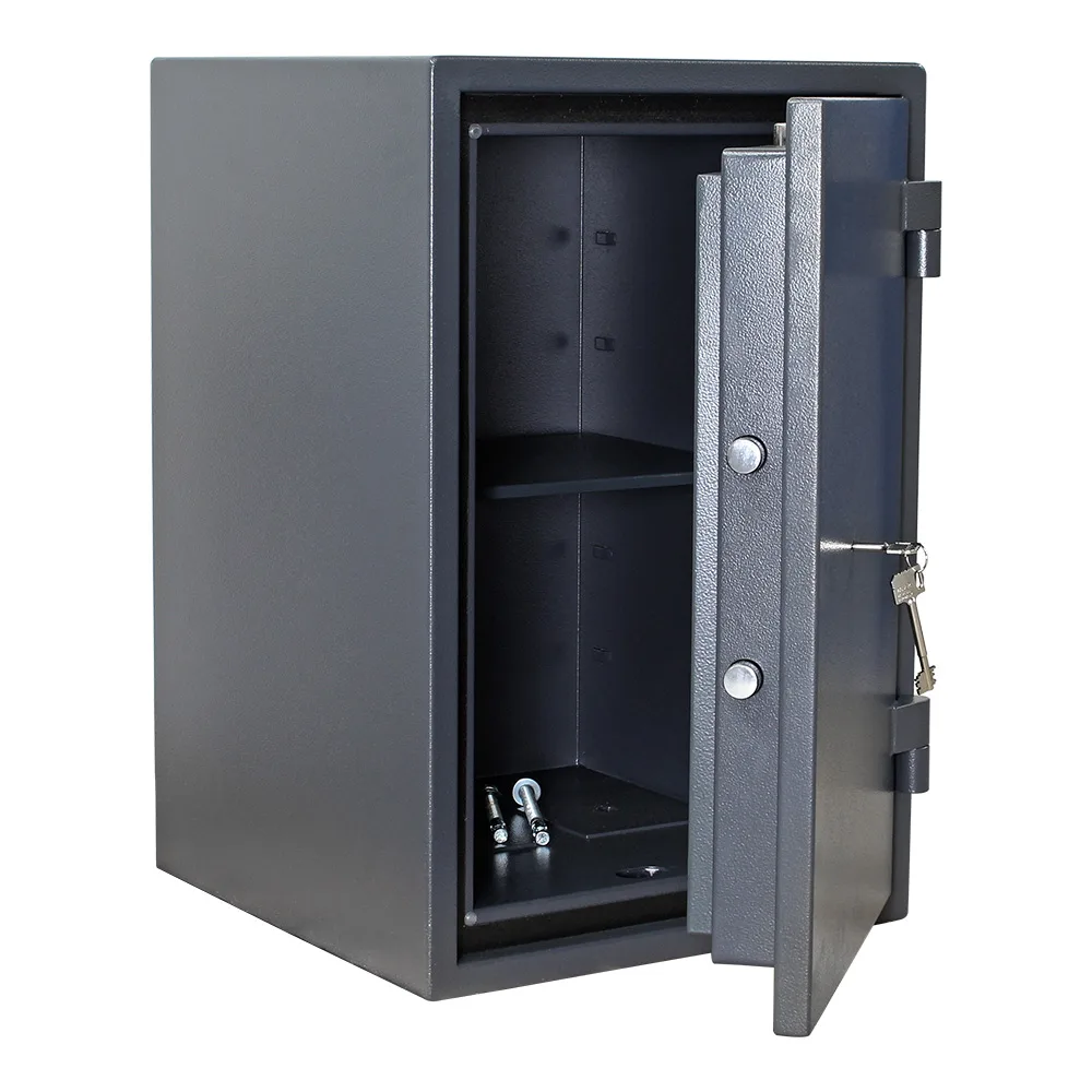 Rottner Dokumententresor EN1 Fire Hero 65 Doppelbartschloss anthrazit – Ansicht 2