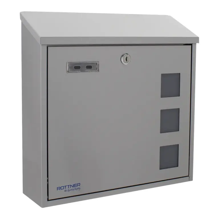 Rottner Edelstahl-Briefkasten Muro Inox – Ansicht 1